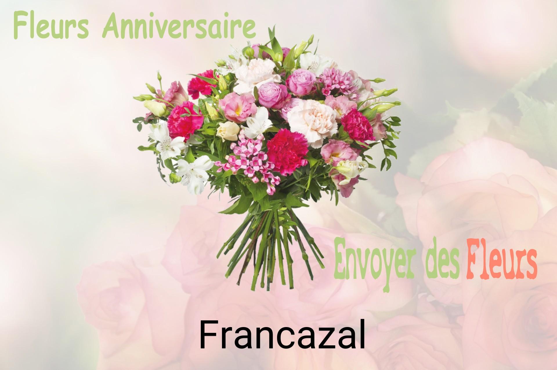 Bouquet de fleurs d’anniversaire livré à Francazal