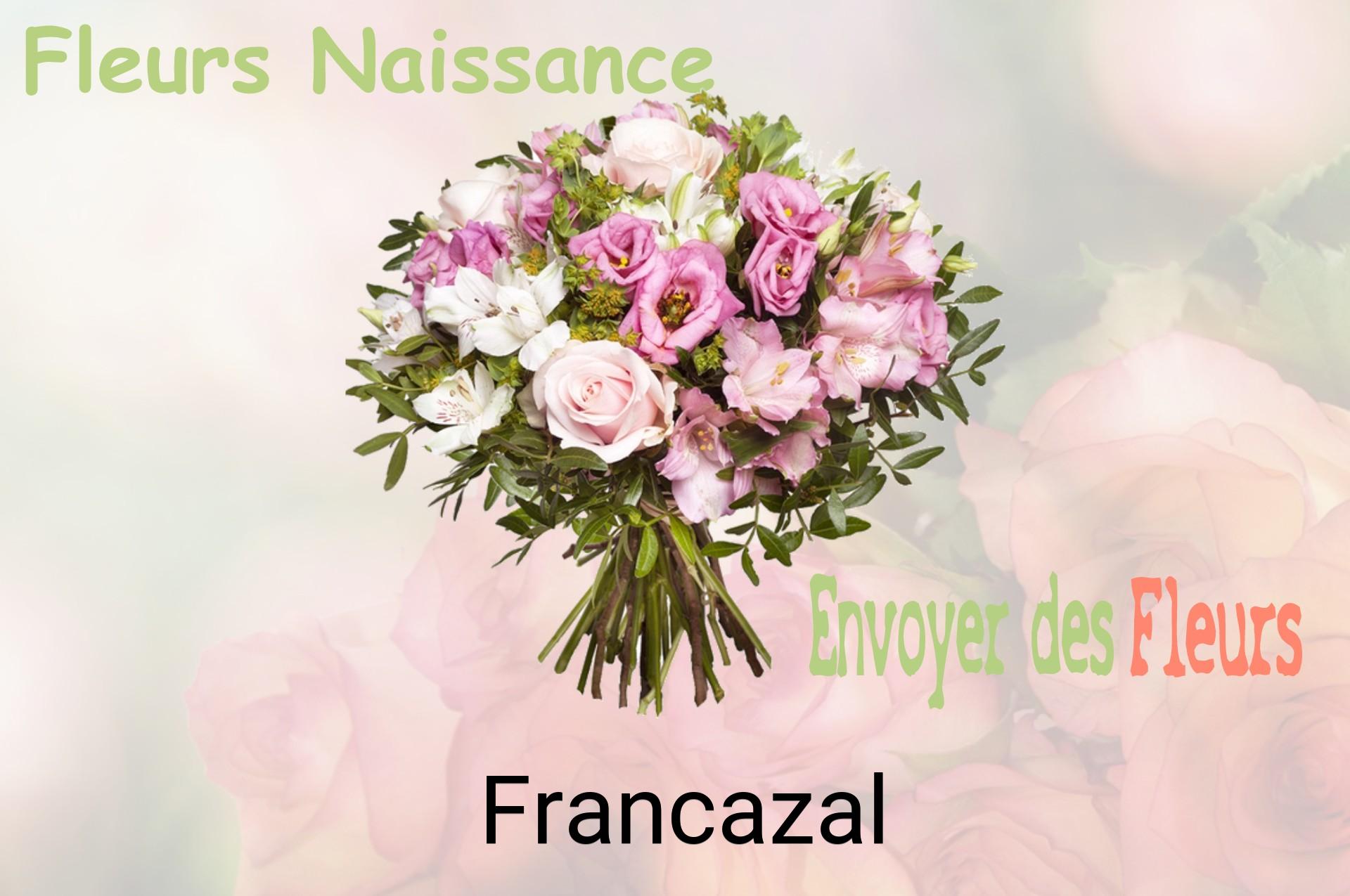 Bouquet de fleurs de naissance livré à Francazal